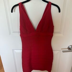 Red Herve Ledger Dress